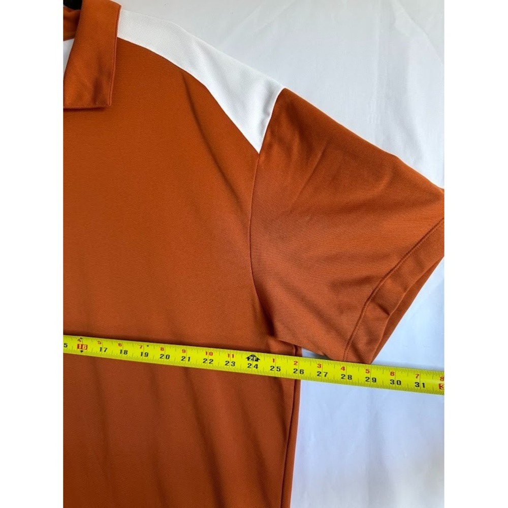 Nike Golf Polo Shirt Men Orange 3XL Fit Dry Performance Short Sleeve Lightweight - Picture 7 of 14